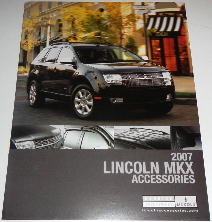 2007 lincoln mkx accessories brochure