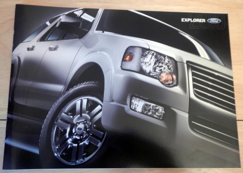 2010 ford explorer literature brochure