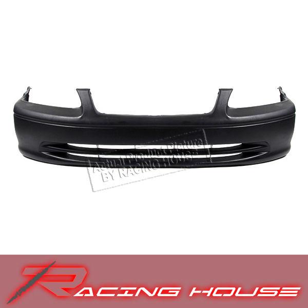 2000-2001 toyota camry ce/le/xle matte black plastic front bumper cover fascia