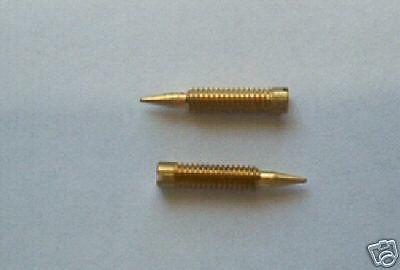 10 holley  brass idle mixture screws, aed bg demon grant qft carbs