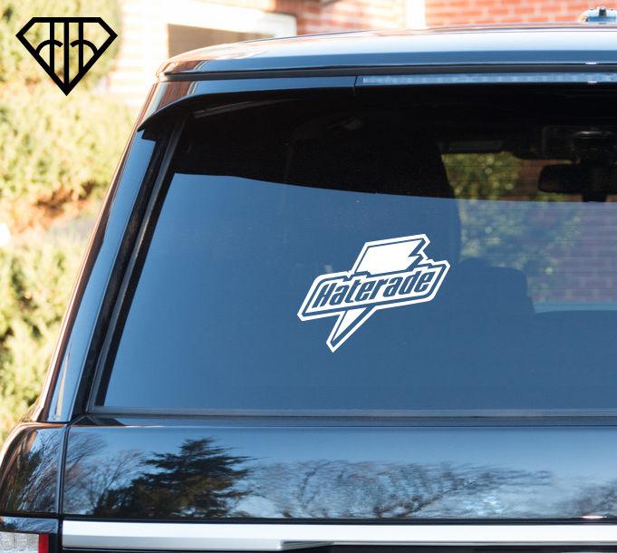 Haterade sport drink thirst logo jdm awesome car window sticker decal vinyl