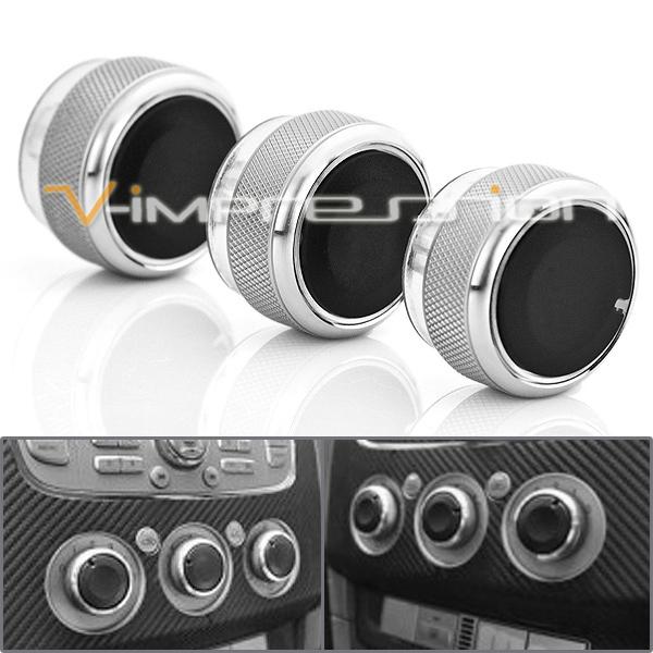 Cnc aluminum air condition a/c control knob heater panel switch for mazda 3 m3