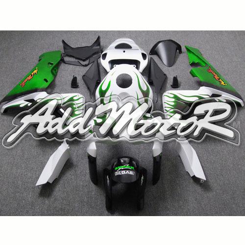 Fit 05 06 cbr600rr cbr 600 f5 2005 2006 fairing injection mold green black h6557