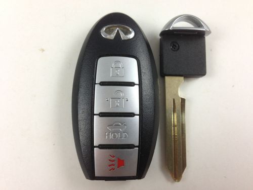 Infiniti g35 g37 08-15 q40 q60 key less smart entry remote with uncut insert