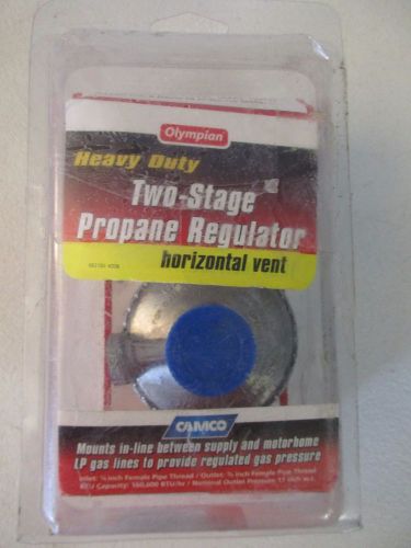 Olympian heavy duty two stage propane regulator horizontal vent  59323  \\