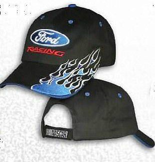 Ford hat racing blue flame looks cool is ready for speed gear headz products