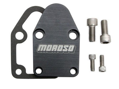 Moroso 65395 fuel pump block-off plate for sbc