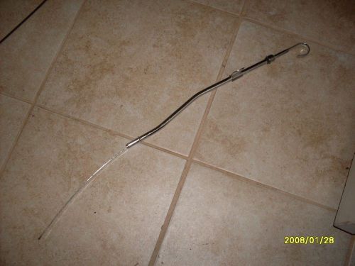 Chrome sb ford engine oil dipstick fits small block ford 260 289 302 engines