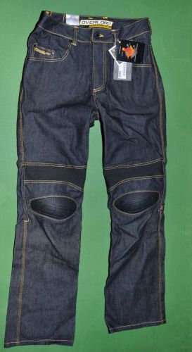 Nwt icon dark indigo kevlar denim overlord men sz 34 street motorcycle 2821-0706