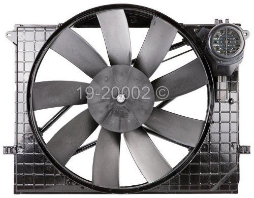 Brand new radiator fan a/c ac condenser cooling fan assembly fits mercedes benz