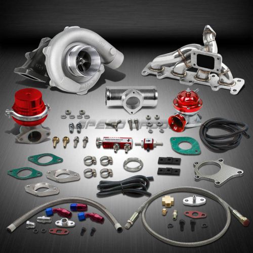 T04 .63ar 400+hp boost 9pc turbo charger+manifold kit for 03-05 dodge neon srt4