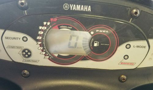 Yamaha fx ho 2005 05 gauge cluster fx1100 vx