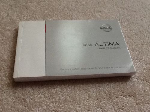 2005 nissan altima owners manual