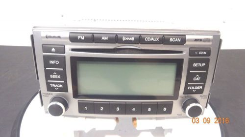 Hyundai santafe infinity cd player xm satellite radio bluetooth mp3 961800w500bs