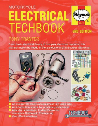 New haynes covers most all motorcycles motorcycle electrical manual,