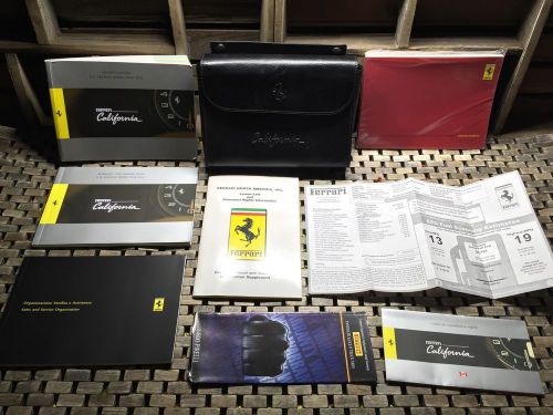 2010 ferrari california owners manual + sealed infotainment navi book (((oem))