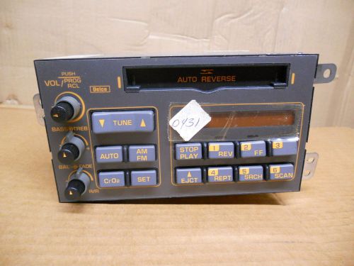 New gm delco 1990 1991 chevrolet am/fm cassette stereo 16150431