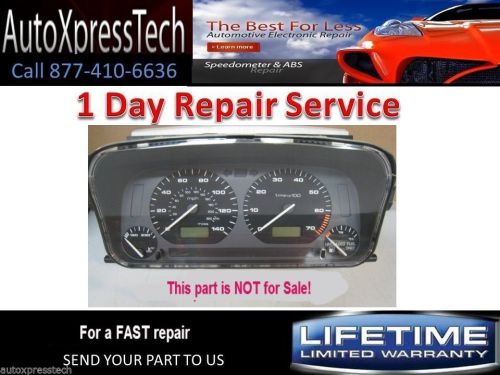 96 vw jetta cabrio speedometer tachometer  instrument cluster repair service