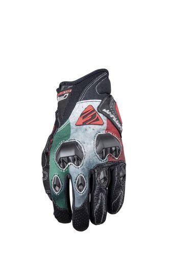 Five5 stunt evo replica street/urban gloves  italia-green/white/red