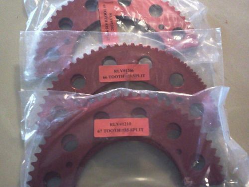 65-67 tooth go kart sprockets 35 chain sprocket go kart racing sprocket aluminum