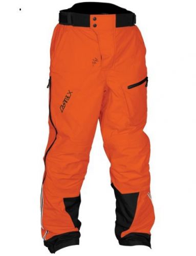 Castle x racewear surge mens snowmobile pants/bibs orange/black xl