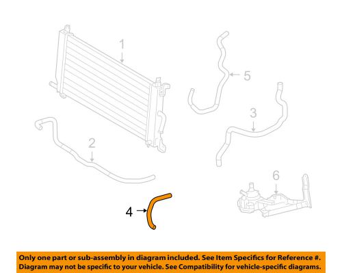 Toyota oem inverter cooling-hose 8724548680