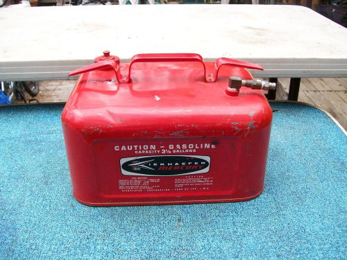 Vintage mercury outboard gas fuel tank  3 1/4 gal