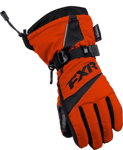 Fxr helix youth race gloves orange