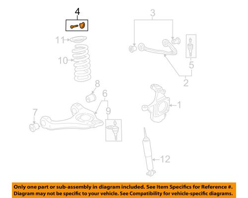 Gm oem front suspension-alignment cam 15741217