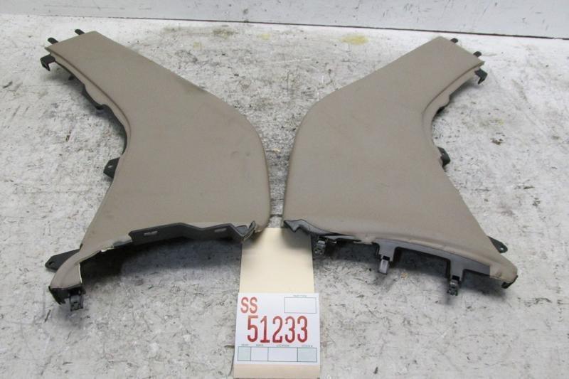 01 02 03 acura cl type s center console left right side trim panel cover oem tan