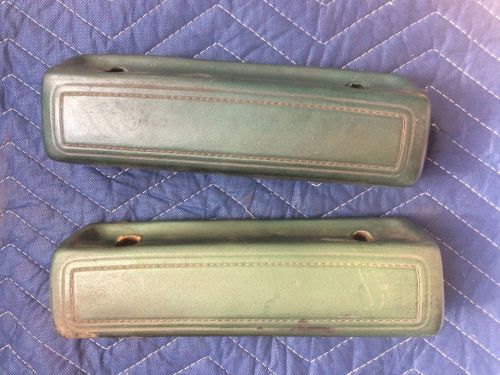 68 69 70 roadrunner charger superbee gtx mopar b body 9 1/2 green arm rest set