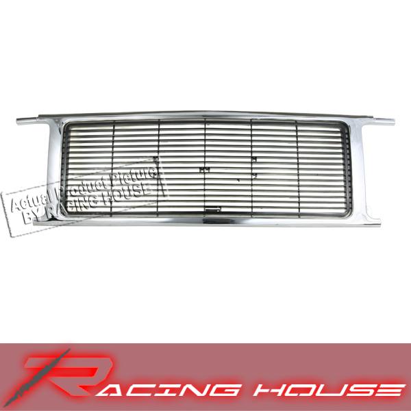 89-91 gmc suburban quad lamp model suv front grille grill assembly replacement