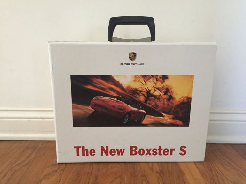 Porsche boxster s 2000 dealer promotional kit brochure poster tapes very rare