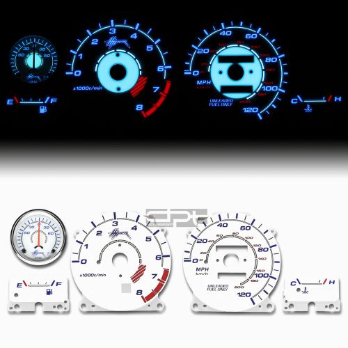 Reverse indiglo glow gauge white face for 95-97 nissan altima w/o hud display