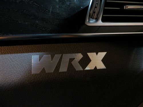 (2pcs) dashboard badge sticker decal wrx