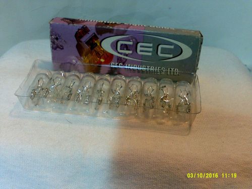 10 pack of cec miniature auto light bulbs #168