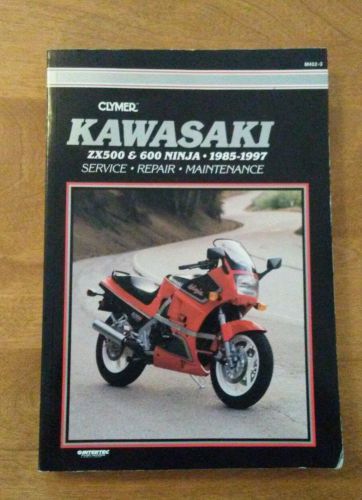 Clymer kawasaki zx500 and 600 1985-1997