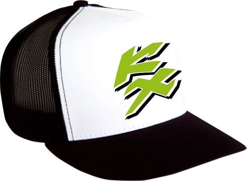 Factory effex-apparel 18-86104 vintage kawasaki hat black/white