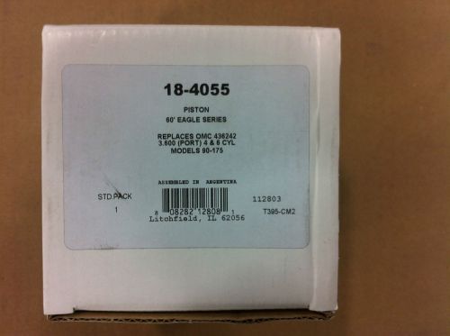 Sierra 18-4055 omc piston assy 60 eagle series 3.600 (port) 90-175 4 &amp; 6 cyl