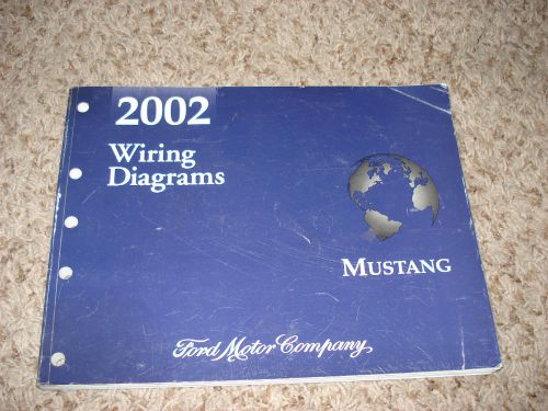 2002 ford mustang wiring diagrams service manual shop book repair