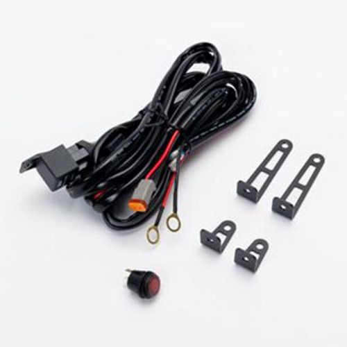 Universal heavy duty led light bar wire harness by putco