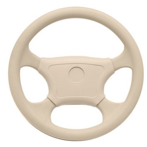 Storm zephyr qmi6100-zpr oem 13 1/4 inch beige plastic boat steering wheel