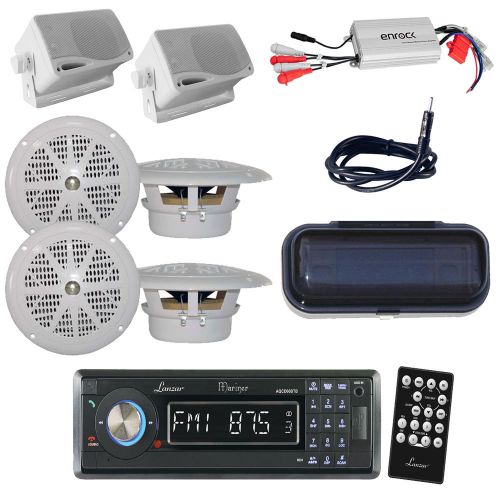 Black cd/mp3/usb/sd am/fm radio w/bluetooth box &amp; round speakers,800w amp, cover