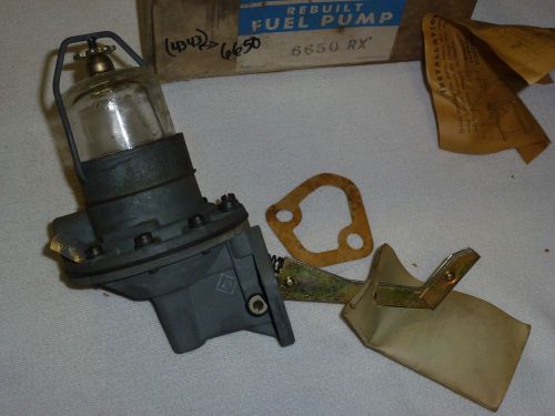 1951-56 fuel pump 6650 chrysler desoto dodge trk plymouth bean spryrs w/v8 engs