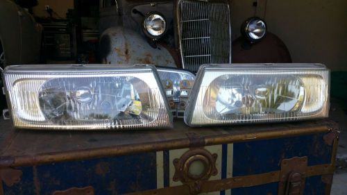 Jdm lancer evolution v oem headlights, evo 5/evo 6, 4g63, ct9a