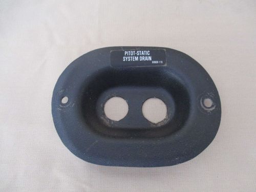 Piper archer ii pa28-181 pitot static drain cover assembly, part no. 35507-02