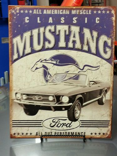 Classic ford mustang performance wall art gt fastback svt 5.0 pony