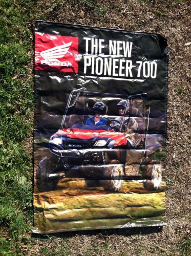 Honda pioneer 700 banner huge 71&#034; x 47&#034; ( 5&#039; 11&#034; x 3&#039; 11&#034;) ranch shop garage