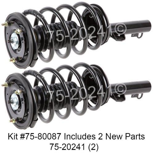 Pair new complete front right &amp; left strut shock coil spring assembly