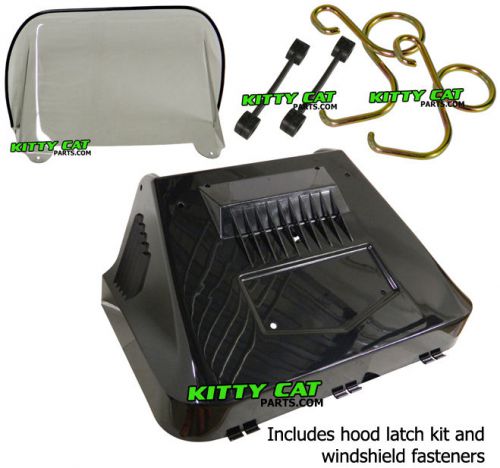 Arctic cat kitty cat hood windshield latch &amp; hardware kit kittycat new!